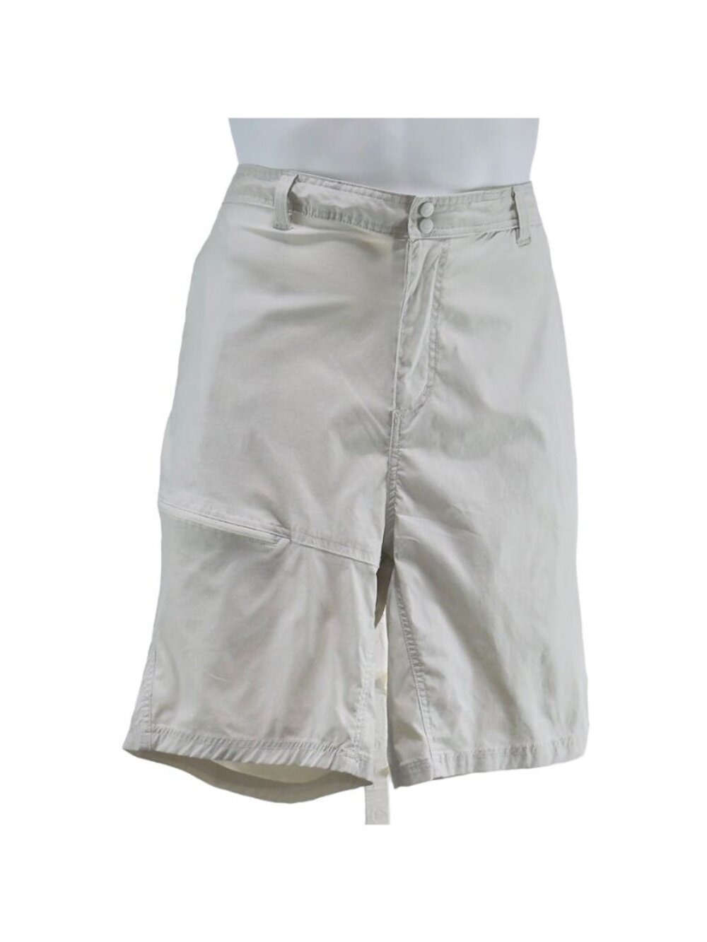 REEL LIFE Men's Nylon Cargo Shorts Light Gray Stretch Size XXL